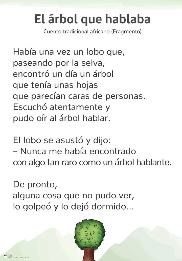 el arbol que hablaba cuento - Cuál es la moraleja del cuento “El árbol que habla”